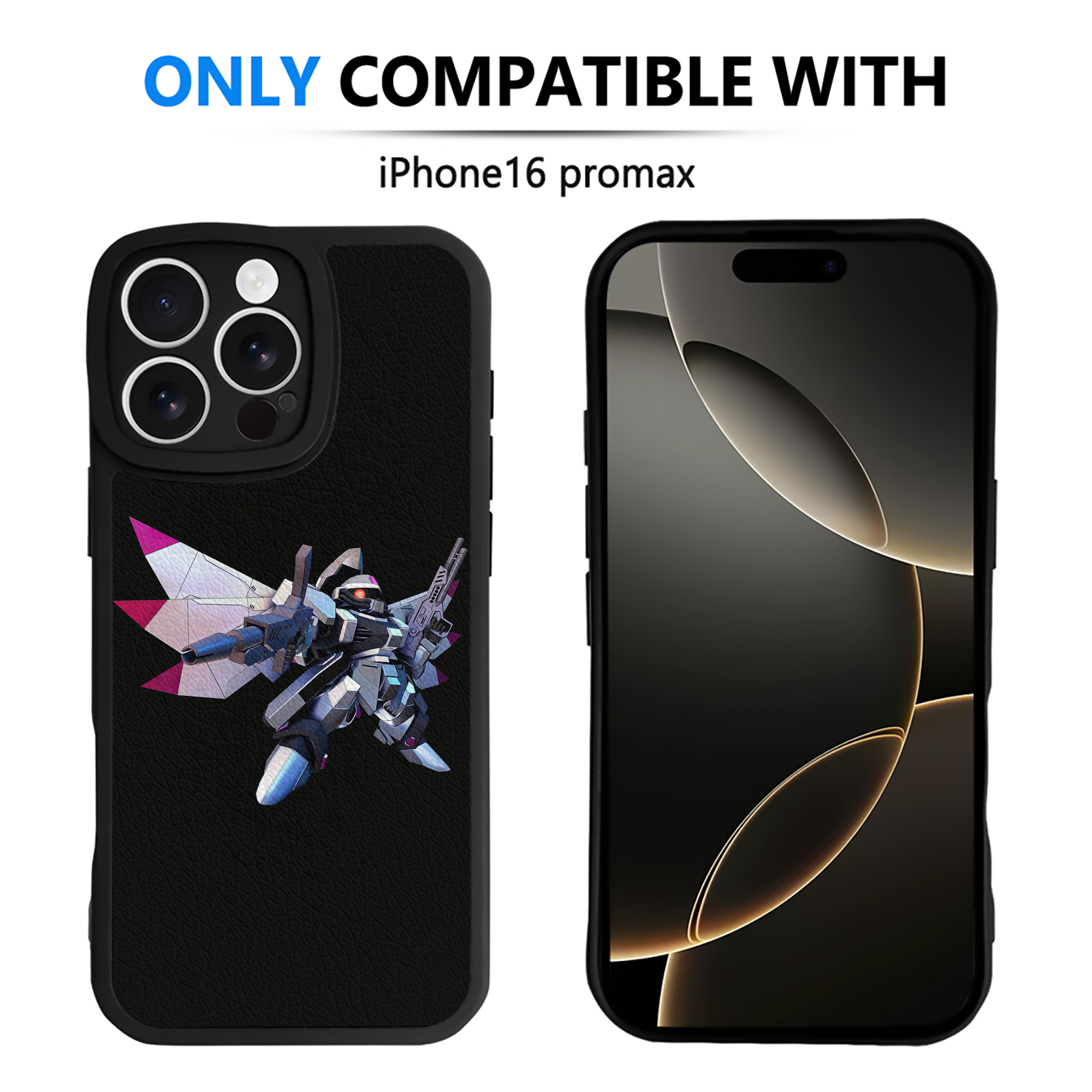 （画像用） 機動戦士ガンダム Mobile Suit Gundam 【iPhone 16シリーズ対応】シリコンスマホケース（レザー調） 材質：シリコン